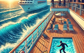 are cruise ships dangerous?, dall·e