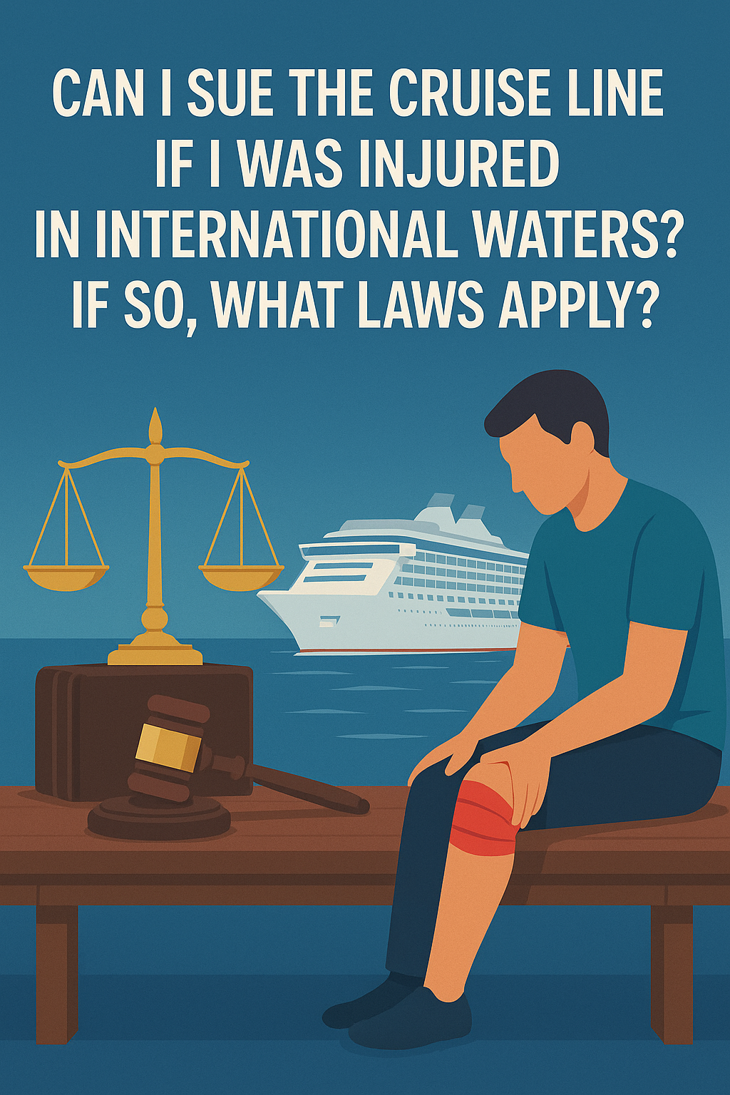 Can I sue the Cruise Line If I was Injured in International Waters, If So, What Laws Apply?