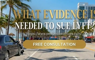 What evidence is needed to sue Lyft?