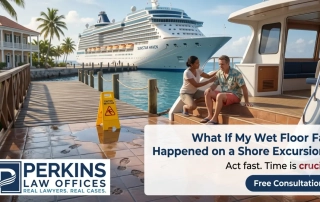 Wet Floor Fall on a Shore Excursion? Your Rights | Perkins Law Offices