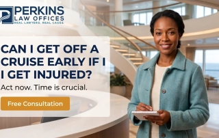 Can I get off a cruise early if I get injured?