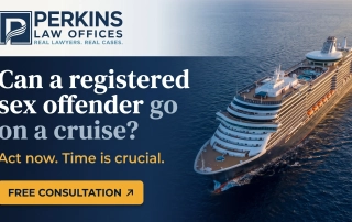 Can a registered sex offender go on a cruise?