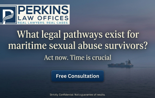 What legal pathways exist for maritime sexual abuse survivors?